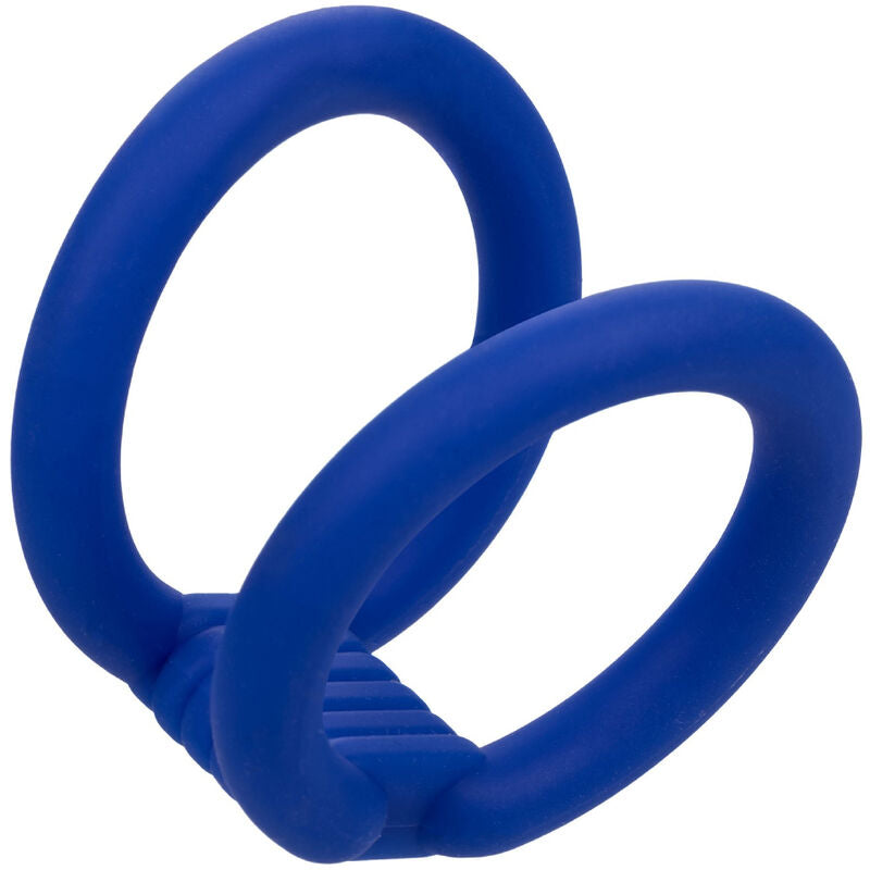 Calexotics - admiral jaula doble para pene azul
