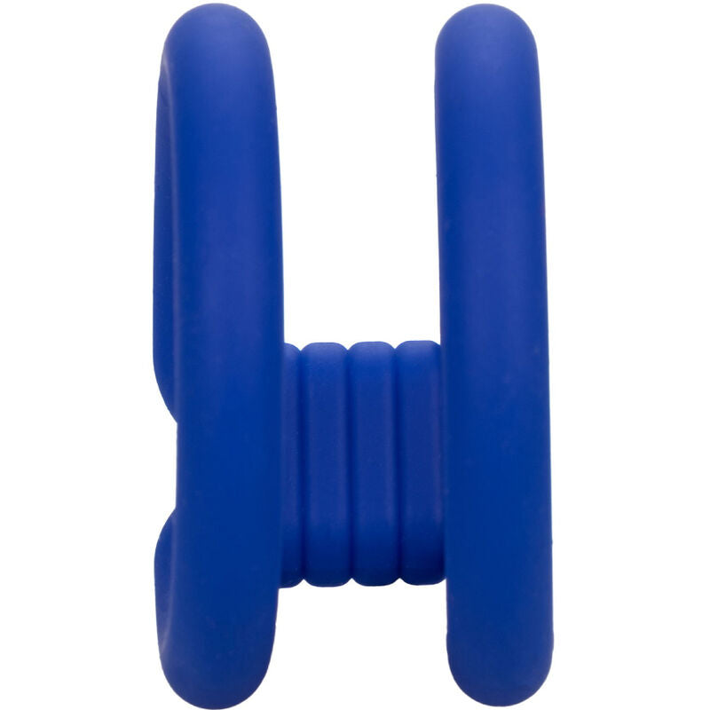 Calexotics - admiral jaula doble para pene azul