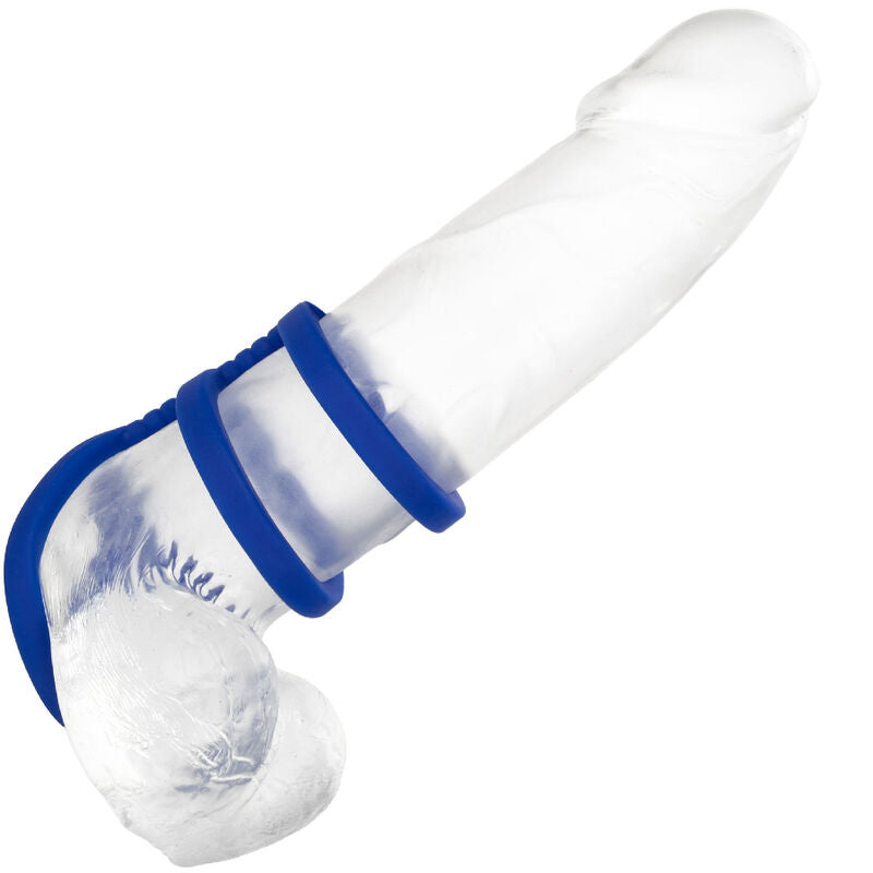 Calexotics - admiral jaula triple para pene azul