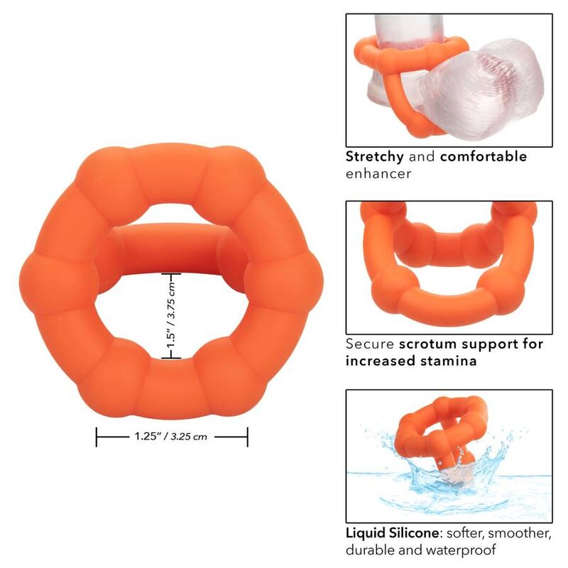 Calexotics - alpha all star ring naranja