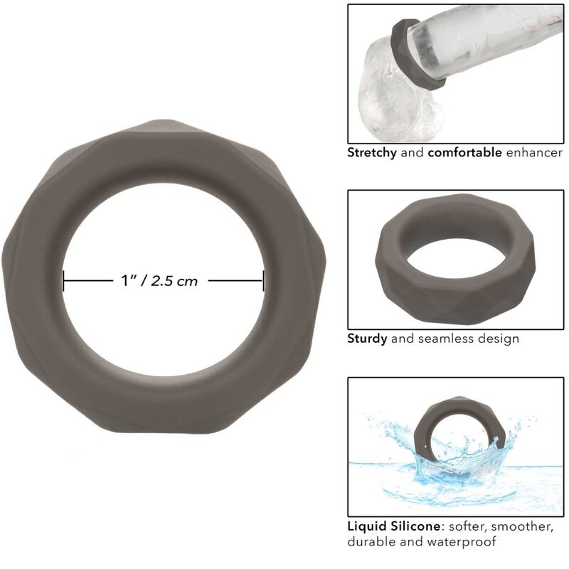 Calexotics - alpha anillo prolong prismtico gris