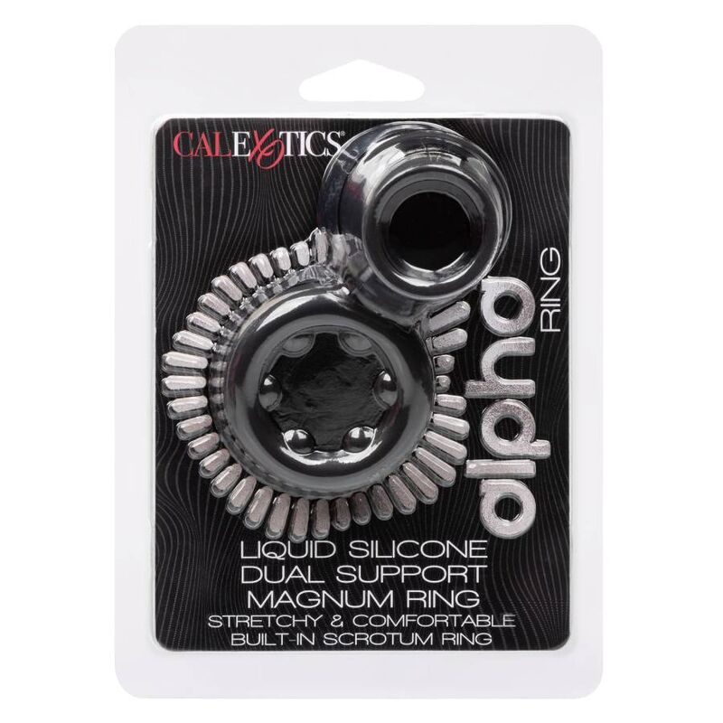 Calexotics - alpha dual magnum ring negro