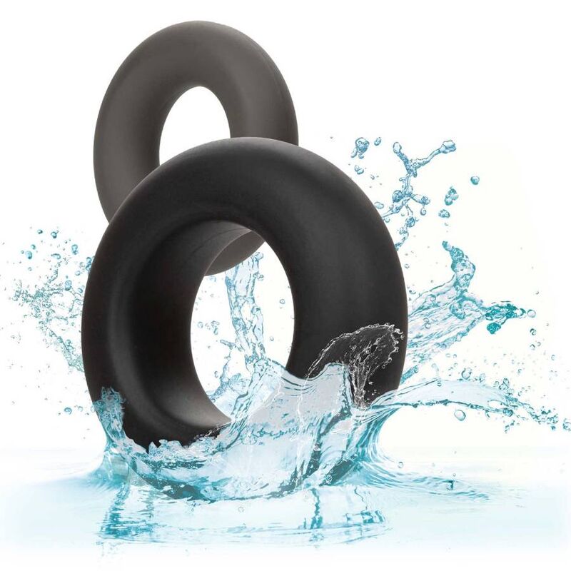Calexotics - alpha set de 2 anillos prolong gris