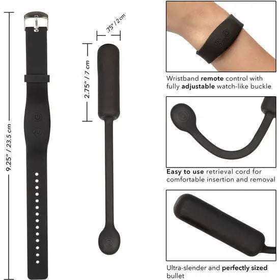 Calexotics - bala vibradora pequeña con pulsera de control