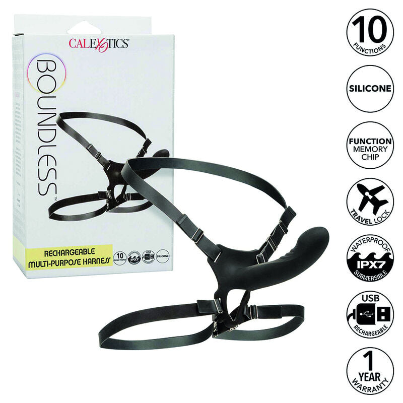 Calexotics - boundless arnés recargable multiposición