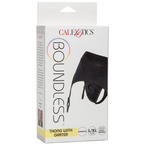 Calexotics - boundless arnés tanga con liguero s/m