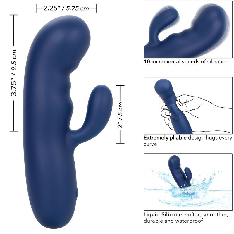 Calexotics - cashmere silk duo azul