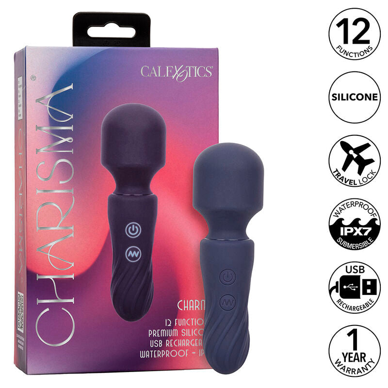 Calexotics - charisma charm masajeador 12 funciones morado