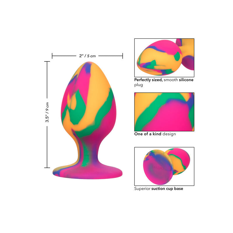 Calexotics - cheeky large tie-dye plug anal
