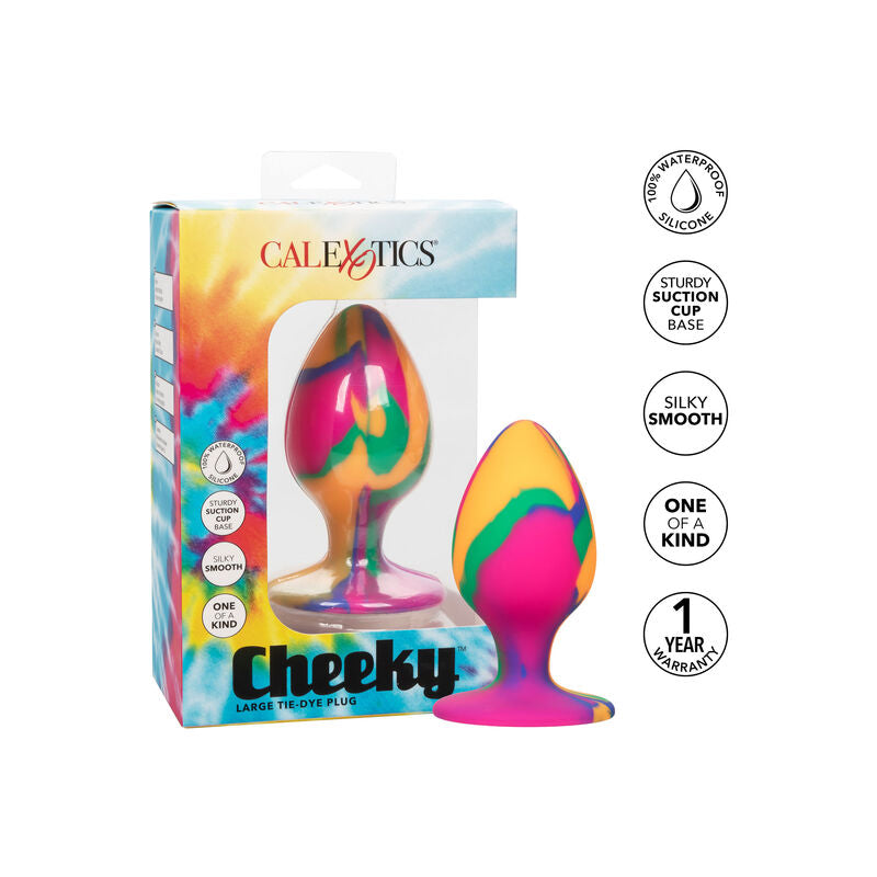 Calexotics - cheeky large tie-dye plug anal