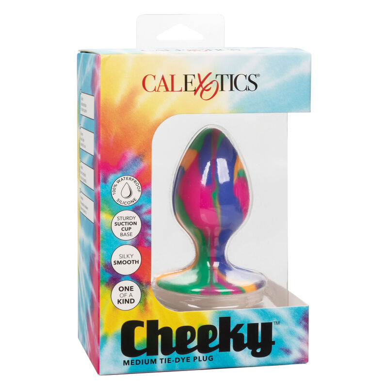 Calexotics - cheeky medium tie-dye plug anal