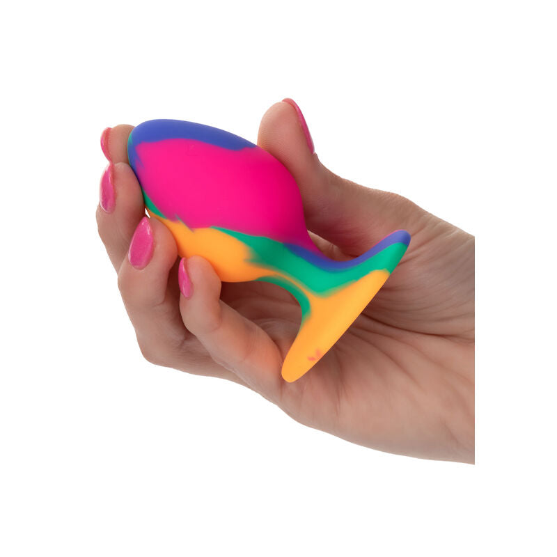 Calexotics - cheeky medium tie-dye plug anal