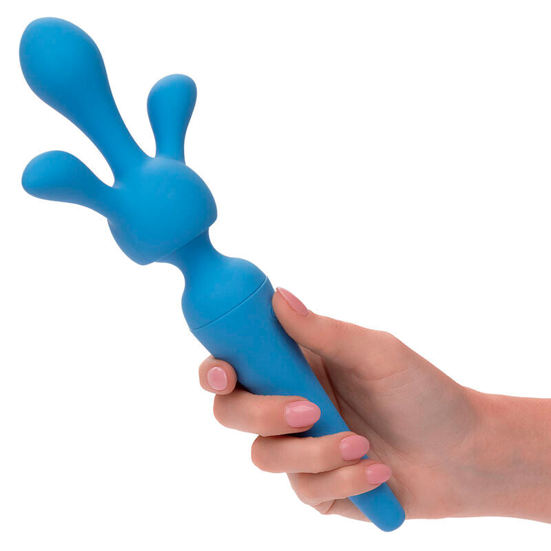 Calexotics - couture kit vibrador wand 10 vibraciones azul