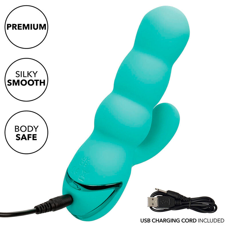 Calexotics - del mar diva vibrador rabbit verde agua by