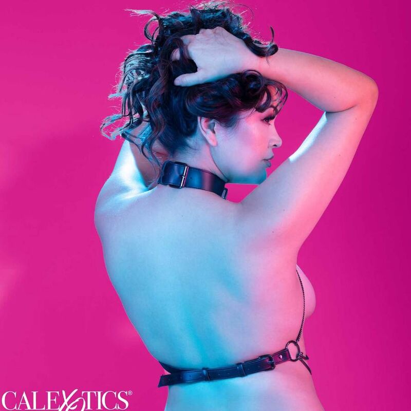 Calexotics - euphoria arnés de cuello de cadena talla grande
