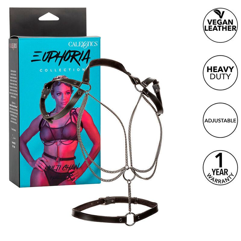 Calexotics - euphoria arnés estilo cabestro con múltiples