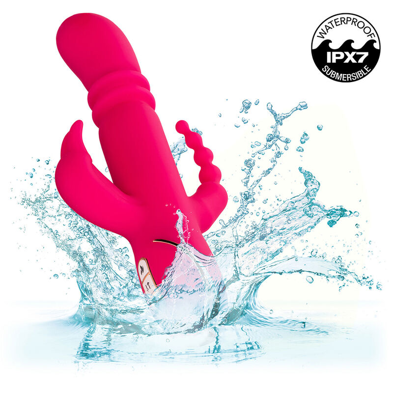 Calexotics - jack fantasy triple vibrador calentable rabbit