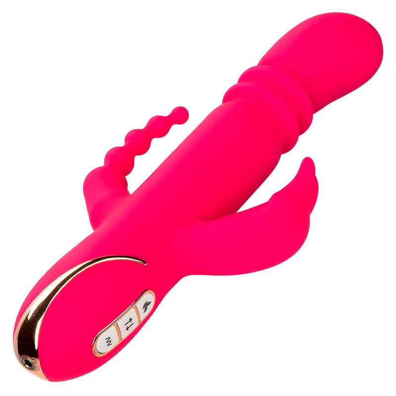 Calexotics - jack fantasy triple vibrador calentable rabbit