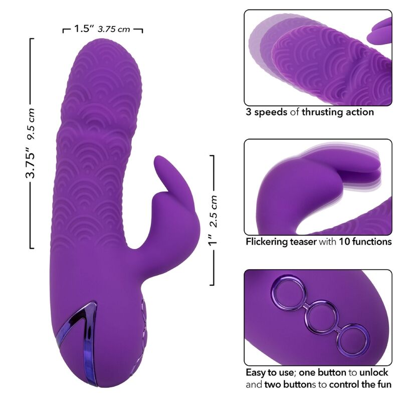Calexotics - manhattan beach marvel vibrador rabbit morado