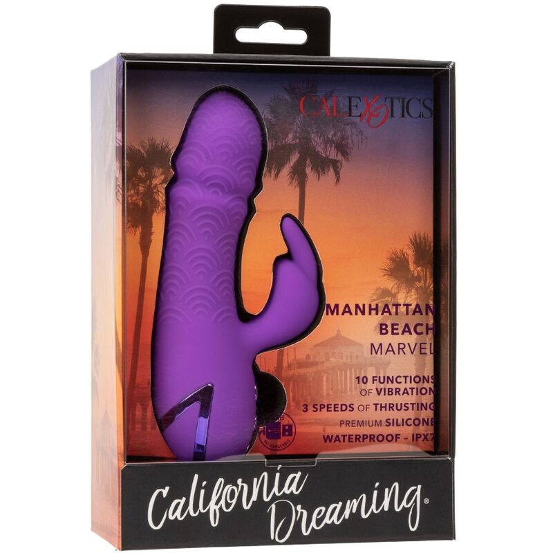 Calexotics - manhattan beach marvel vibrador rabbit morado