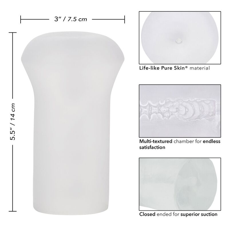 Calexotics - masturbador boundless stroker transparente