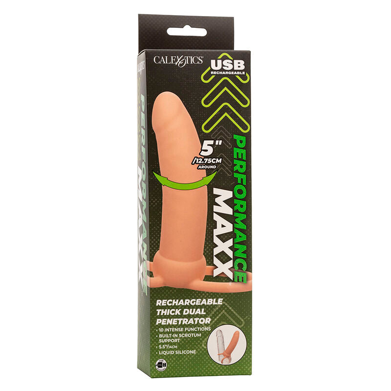 Calexotics - maxx doble penetrador grueso 10 vibraciones