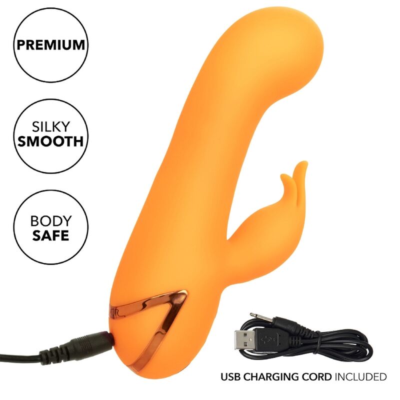 Calexotics - montecito muse vibrador rabbit naranja by
