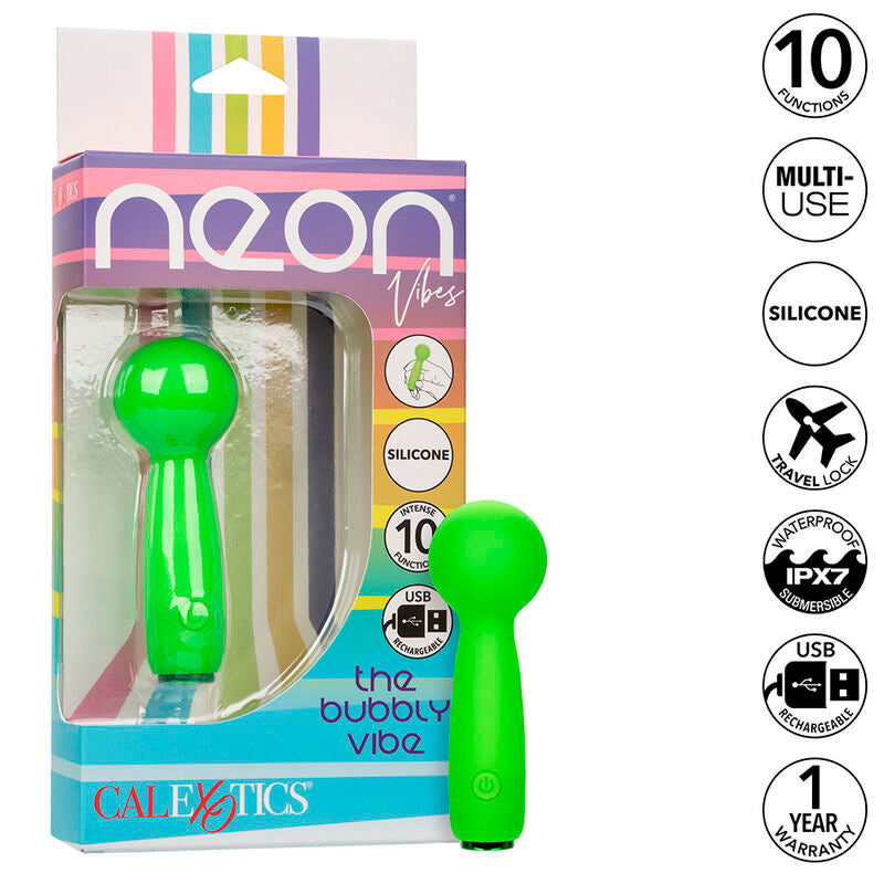 Calexotics - neon vibes the bubbly vibe mini masajeador 10