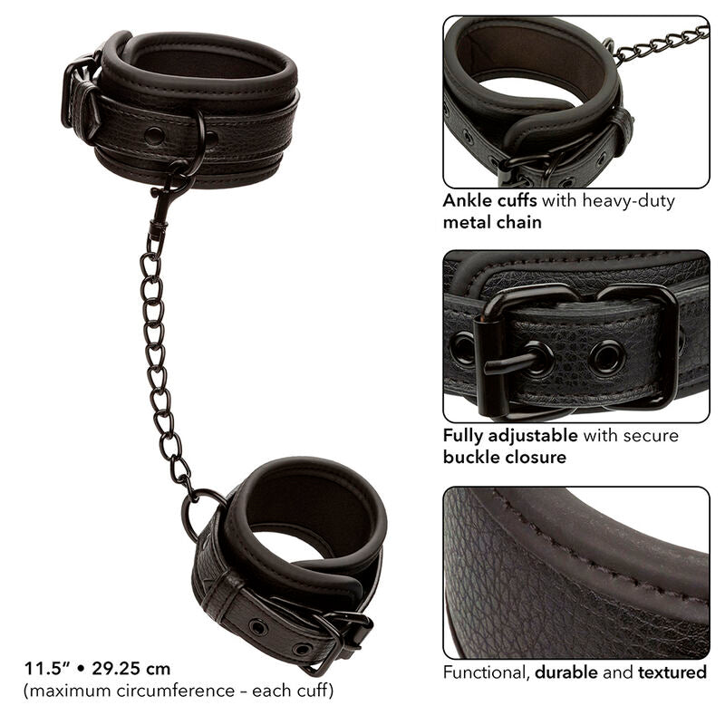 Calexotics - nocturnal esposas de tobillo cuero ajustable