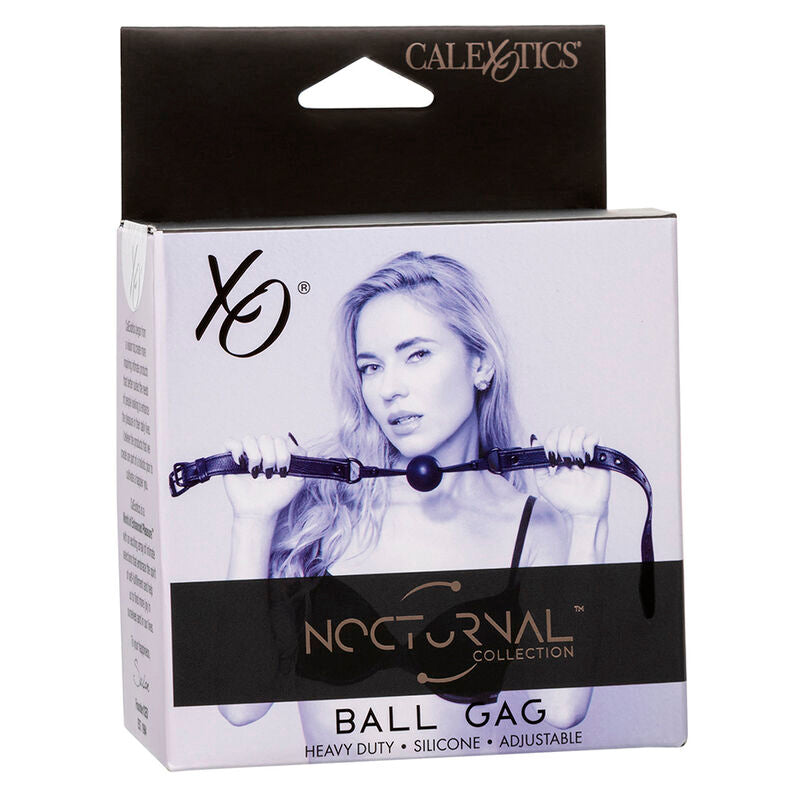 Calexotics - nocturnal mordaza de bola silicona negro