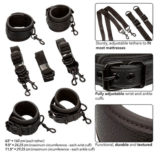Calexotics - nocturnal restricciones de cama cuero