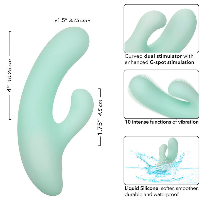 Calexotics - pacifica fiji vibrador y estimulador punto g