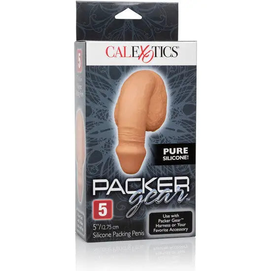 Calexotics - packing penis pene de silicona 12.75cm caramelo