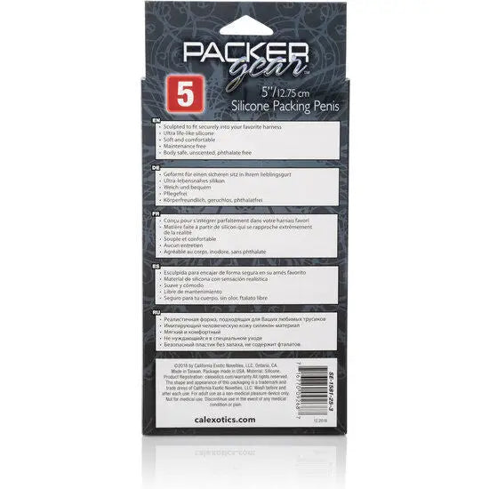 Calexotics - packing penis pene de silicona 12.75cm caramelo