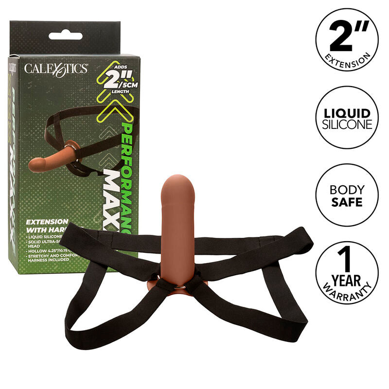 Calexotics - performance maxx extensión con arnés piel