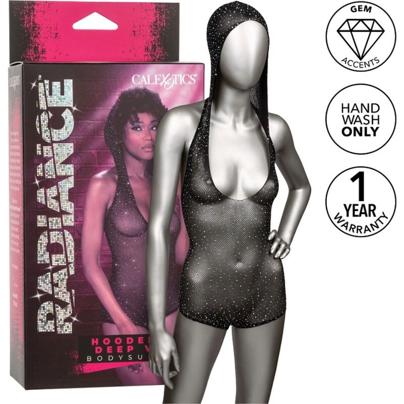 Calexotics - radiance body con capucha y escote en v