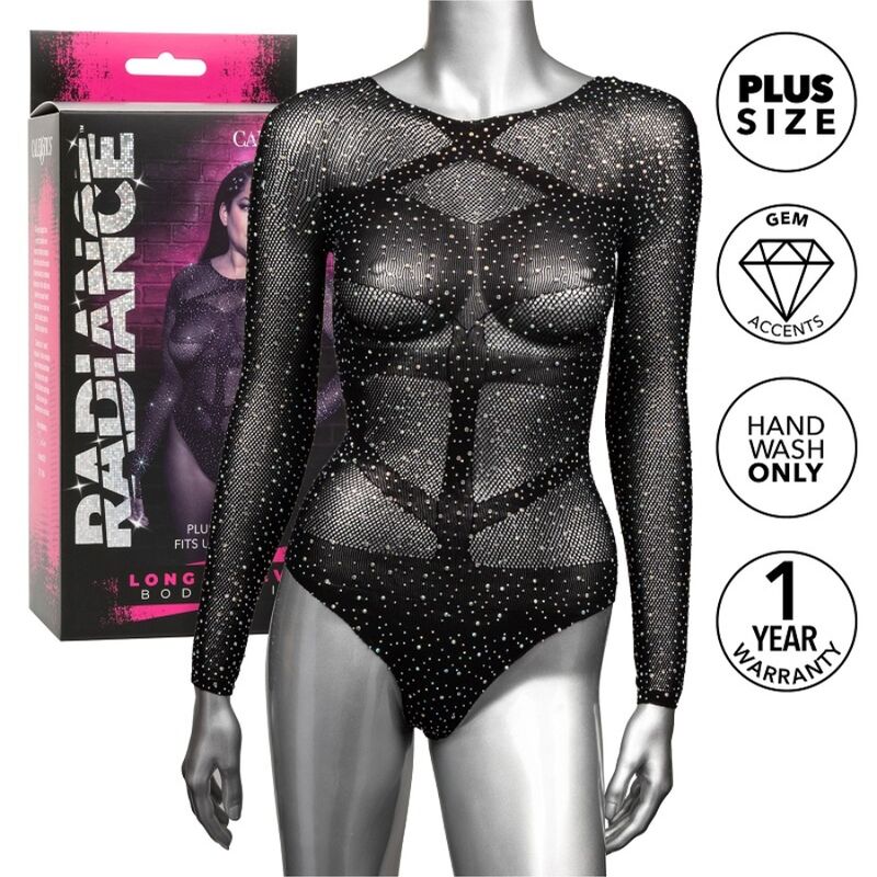 Calexotics - radiance body de manga larga pedrería talla