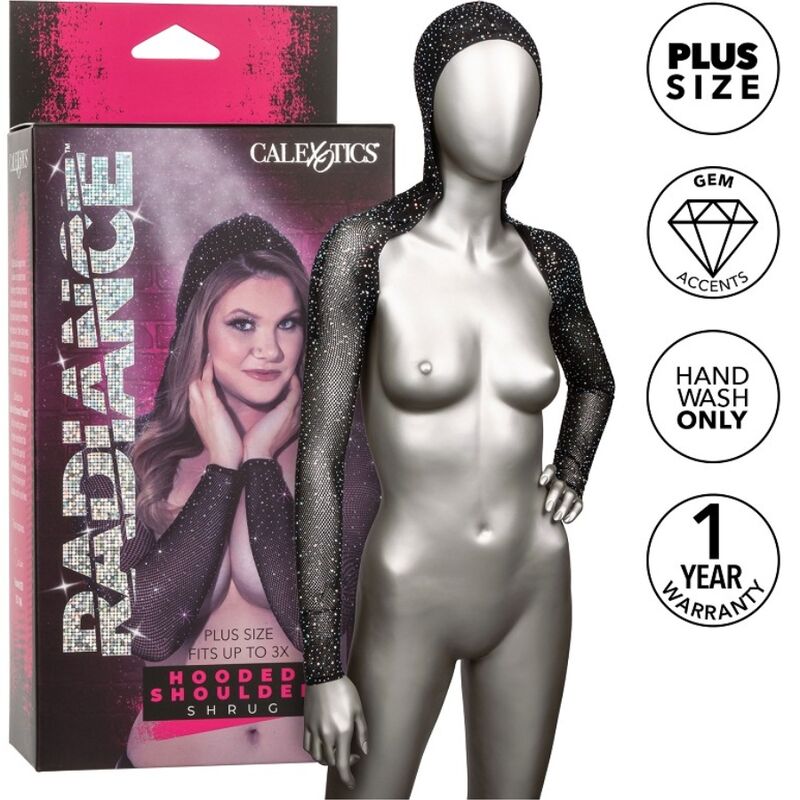 Calexotics - radiance encogimiento de hombros con capucha