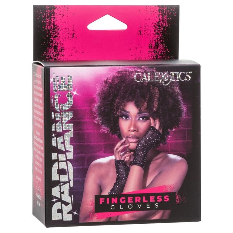 Calexotics - radiance guantes sin dedo pedrería