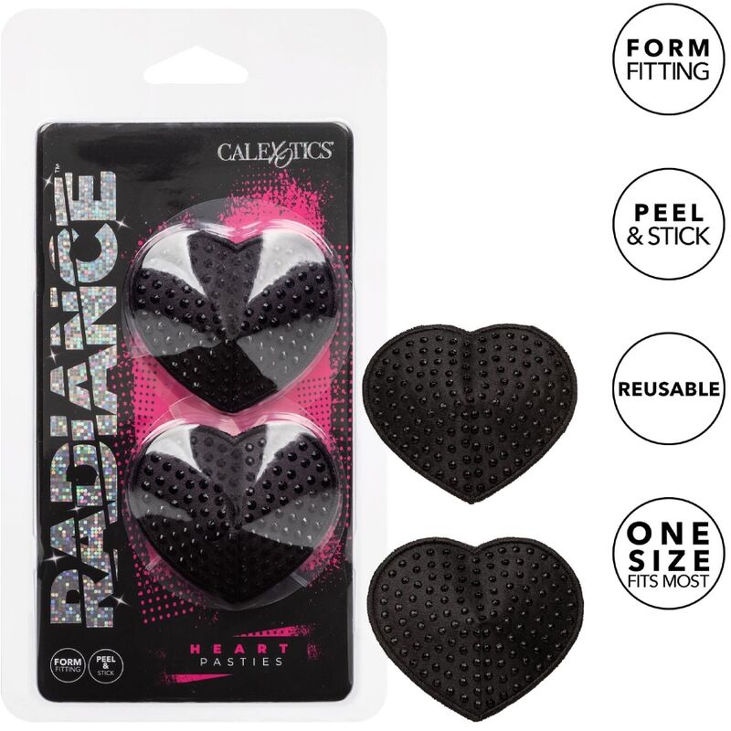 Calexotics - radiance pezoneras joya forma de corazón