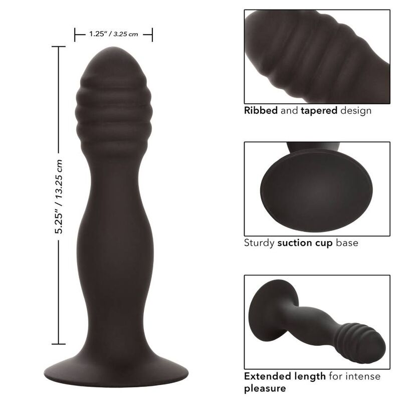 Calexotics - ribbed anal stud