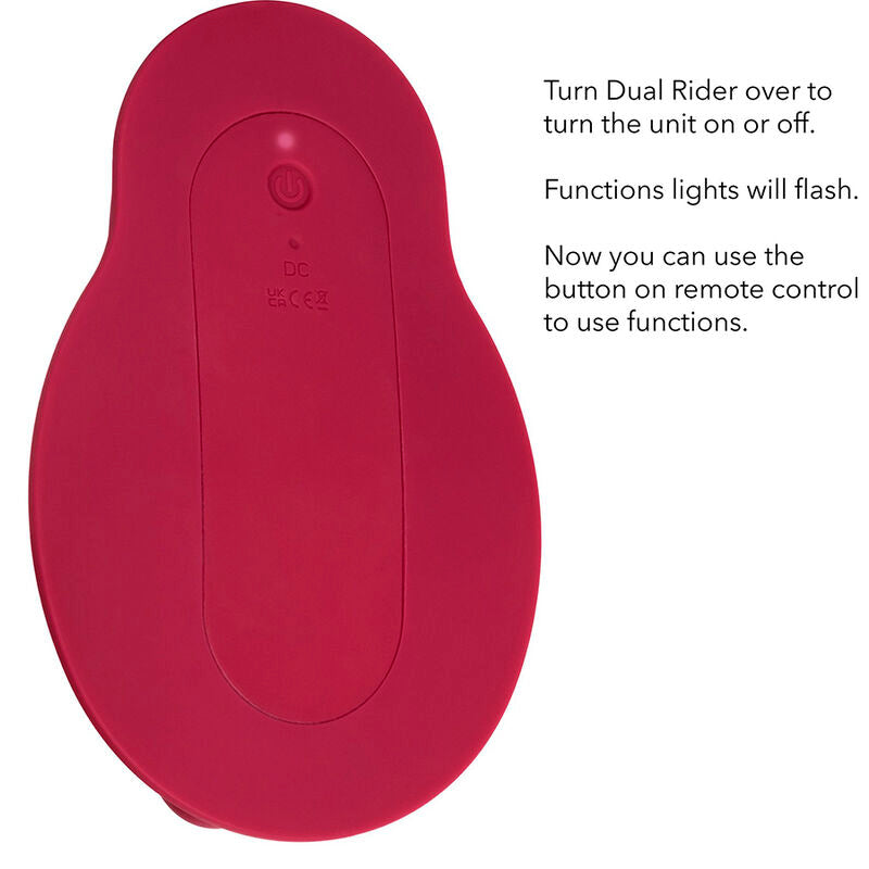 Calexotics - rider masajeador doble motor control remoto