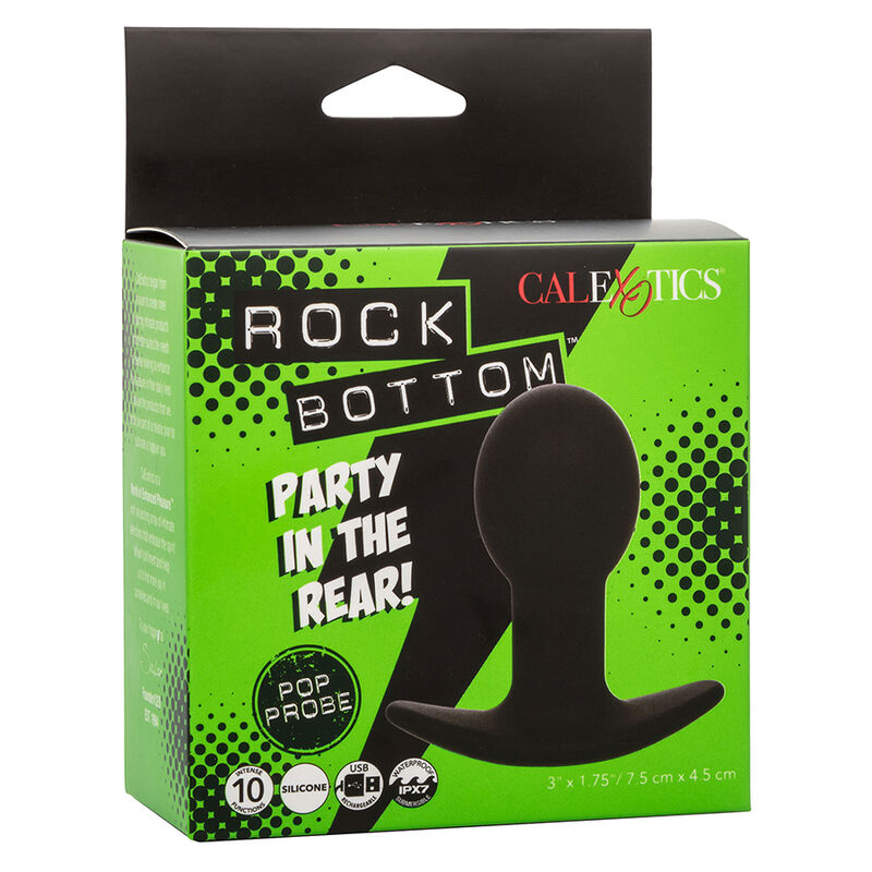 Calexotics - rock bottom plug anal 10 vibraciones silicona