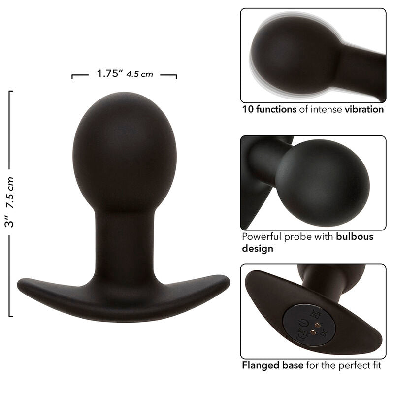 Calexotics - rock bottom plug anal 10 vibraciones silicona