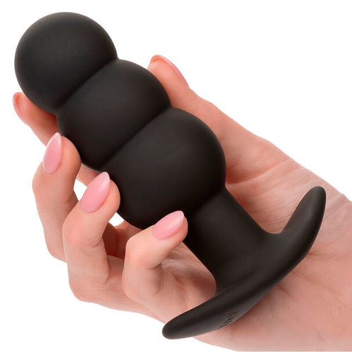 Calexotics - rock bottom plug anal con cuentas 10