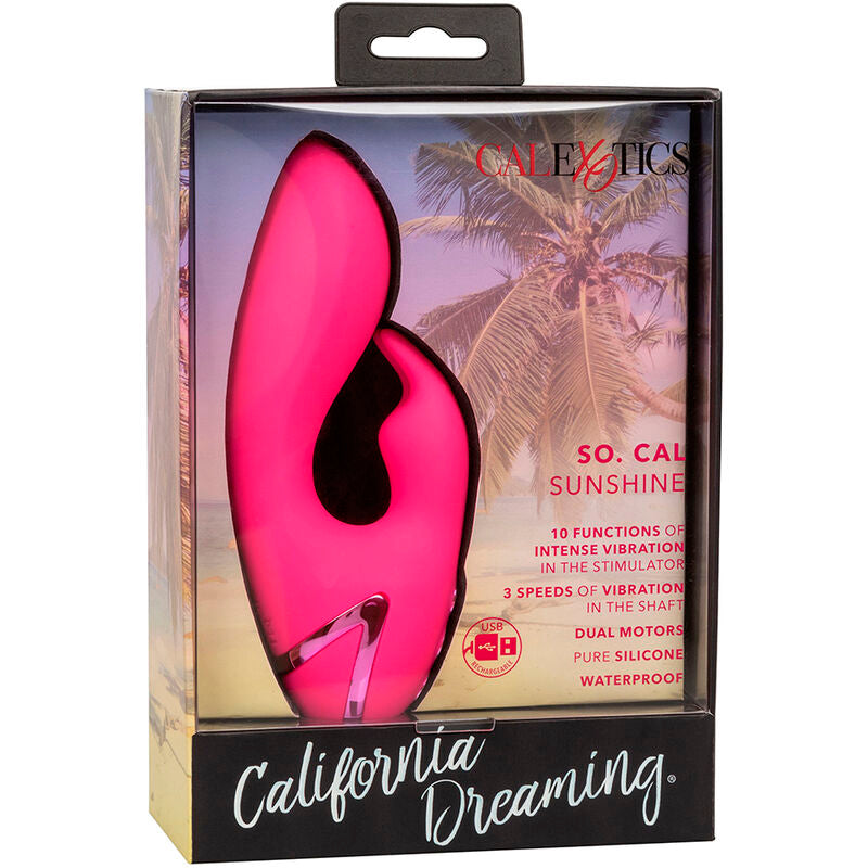 Calexotics - so. Cal sushine vibrator rabbit fucsia by