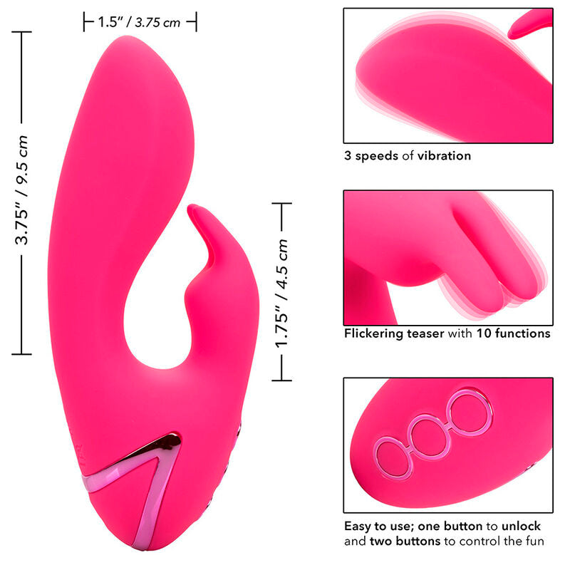 Calexotics - so. Cal sushine vibrator rabbit fucsia by