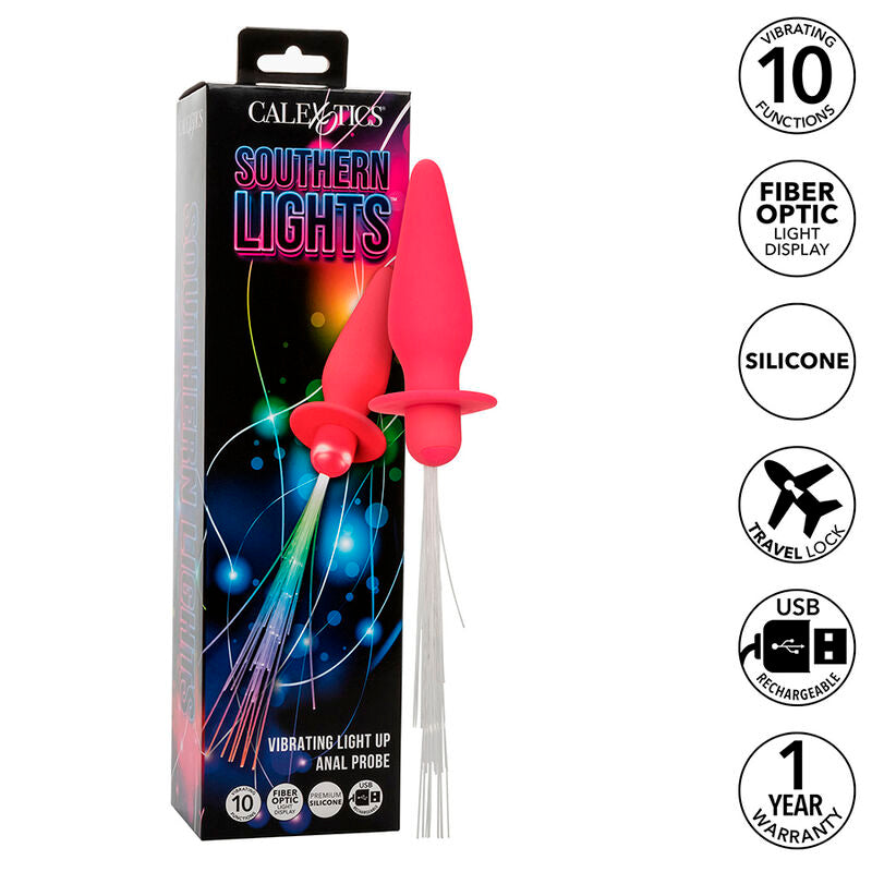 Calexotics - southern lights light up plug anal con luces