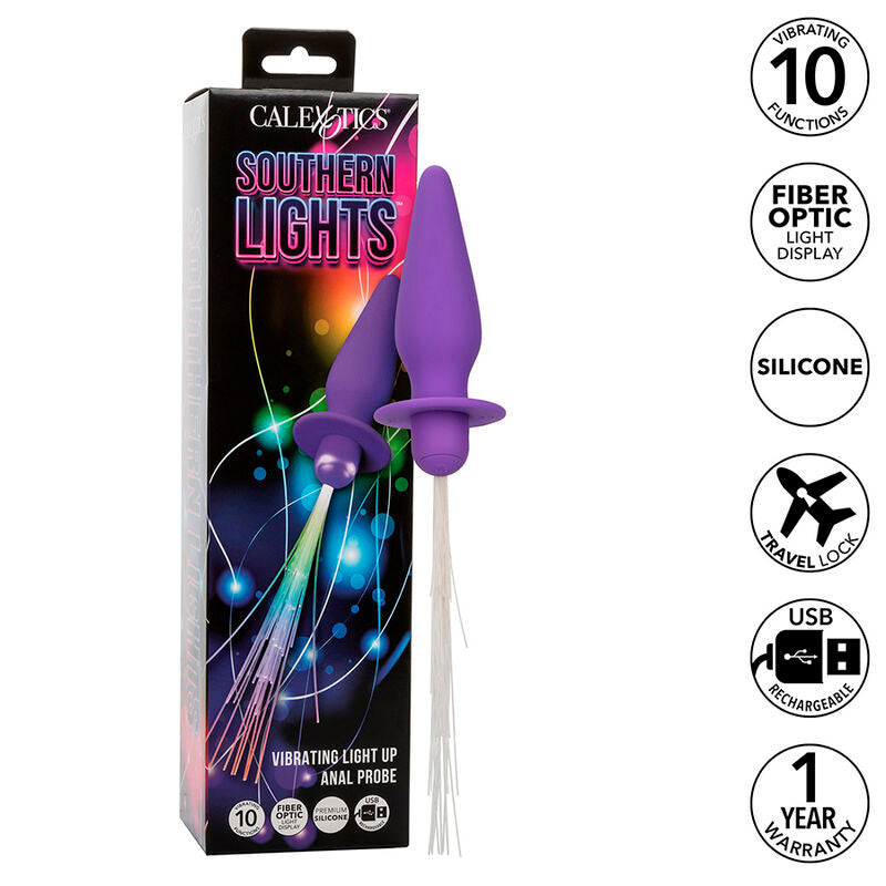 Calexotics - southern lights light up plug anal con luces