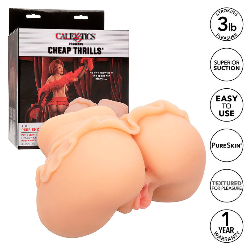 Calexotics - the peep show girl doble masturbador